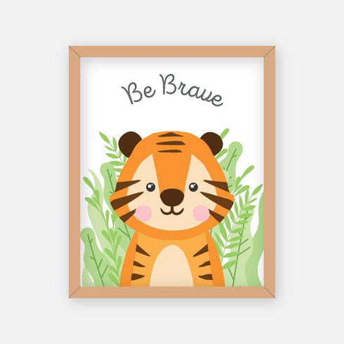 Wild Animal Portrait Frames Set